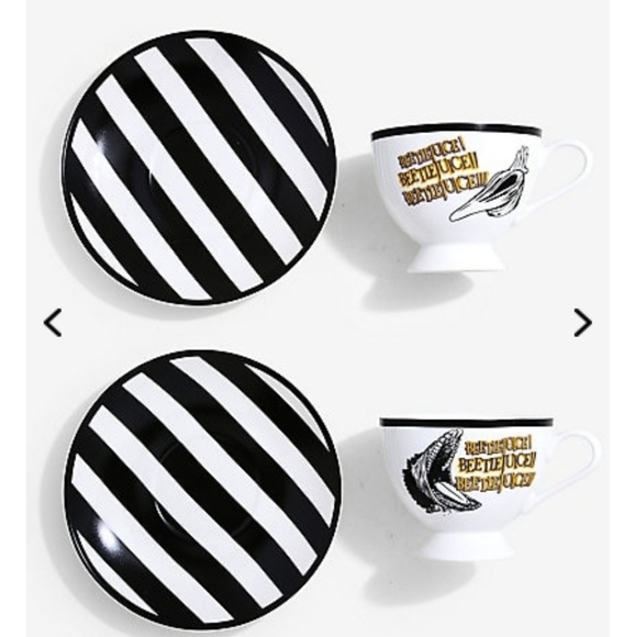 Other - (Last One) BeetleJuice 2pk Teacup set